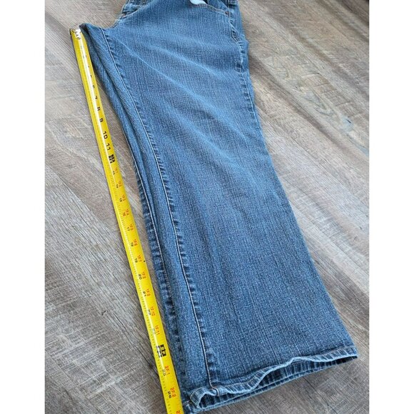 Venezia Women's 20 Petite Plus Size Denim Jeans Flare bottom - Picture 5 of 7